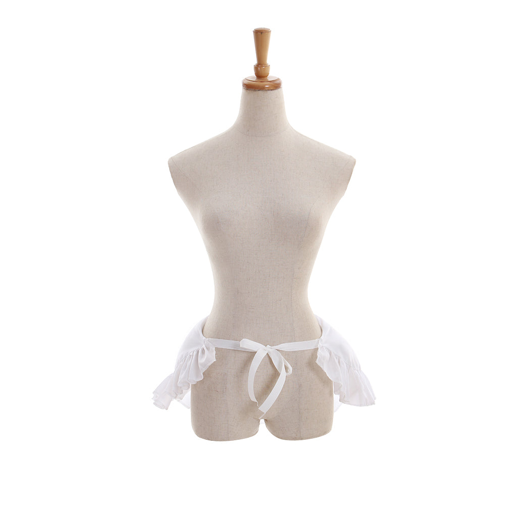 Women's Vintage White Petticoat Underskirt Victorian Baroque Crinoline Pannier for Ball Dress Cosplay Princess Dress Underskirt and Retro Outfits