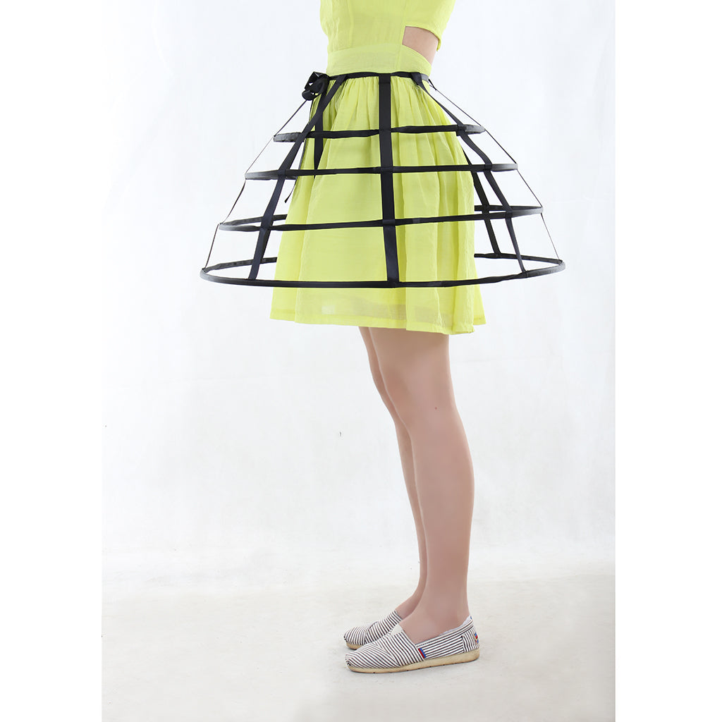 Women's Baroque Pannier Petticoat Victorian Crinoline Birdcage Hoop for Victorian Ball Dress Baroque Crinoline Rococo Princess Dress Pannier