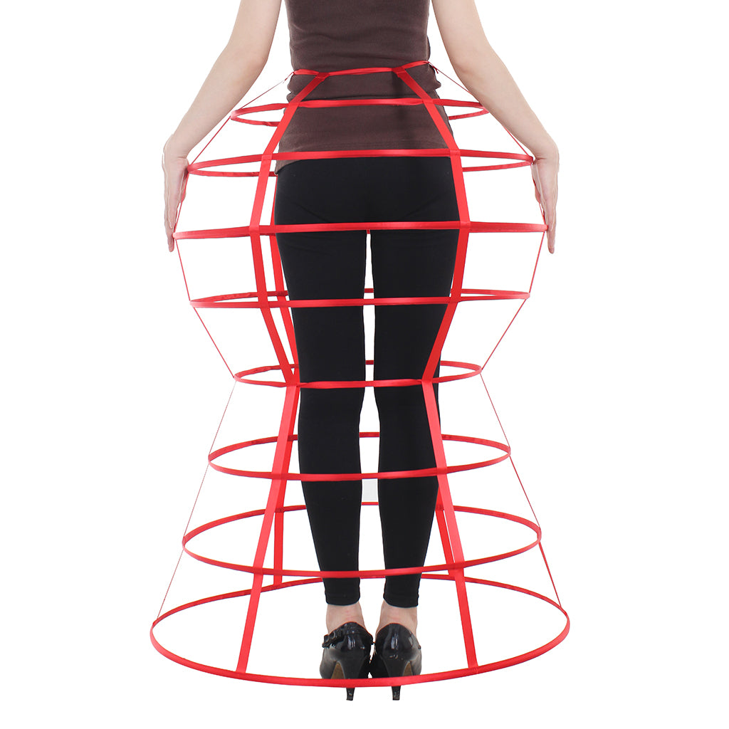Women's Baroque Pannier Petticoat Victorian Black Crinoline Birdcage Hoop for Victorian Ball Dress Baroque Crinoline Rococo Princess Dress Pannier