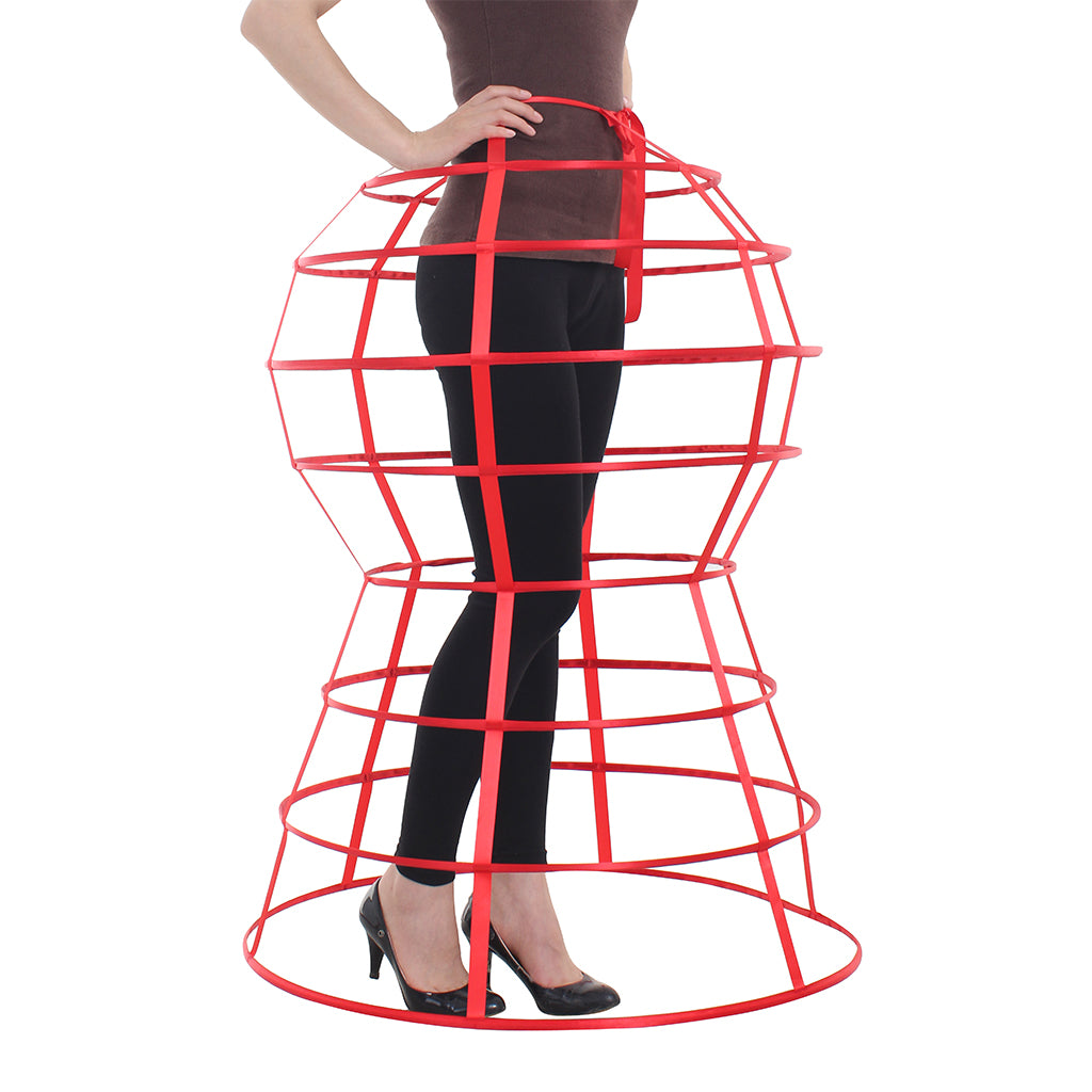 Women's Baroque Pannier Petticoat Victorian Black Crinoline Birdcage Hoop for Victorian Ball Dress Baroque Crinoline Rococo Princess Dress Pannier