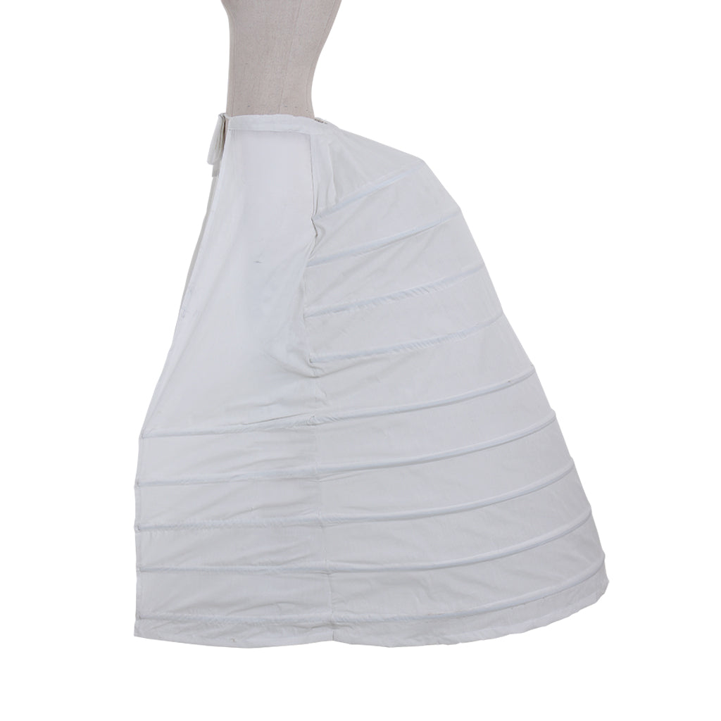 Women's Vintage White Petticoat Underskirt Victorian Baroque Crinoline Pannier for Ball Dress Cosplay Princess Dress Underskirt and Retro Outfits