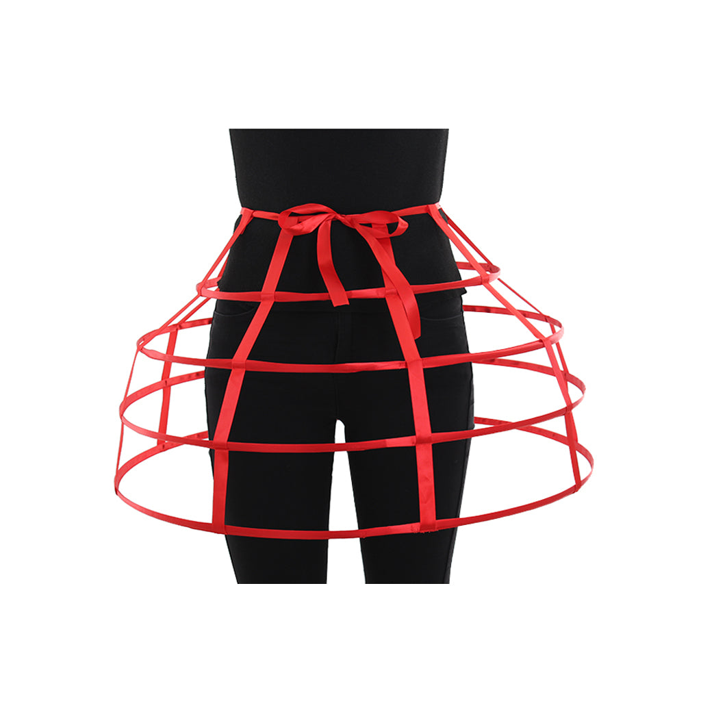 Women's Baroque Pannier Petticoat Victorian Crinoline Birdcage Hoop for Victorian Ball Dress Baroque Crinoline Rococo Princess Dress Pannier