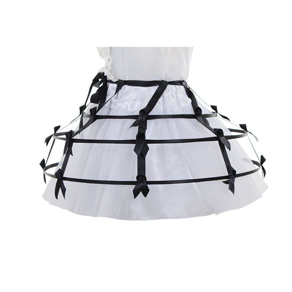 Women's Baroque Pannier Petticoat Victorian Crinoline Birdcage Hoop for Victorian Ball Dress Baroque Crinoline Rococo Princess Dress Pannier