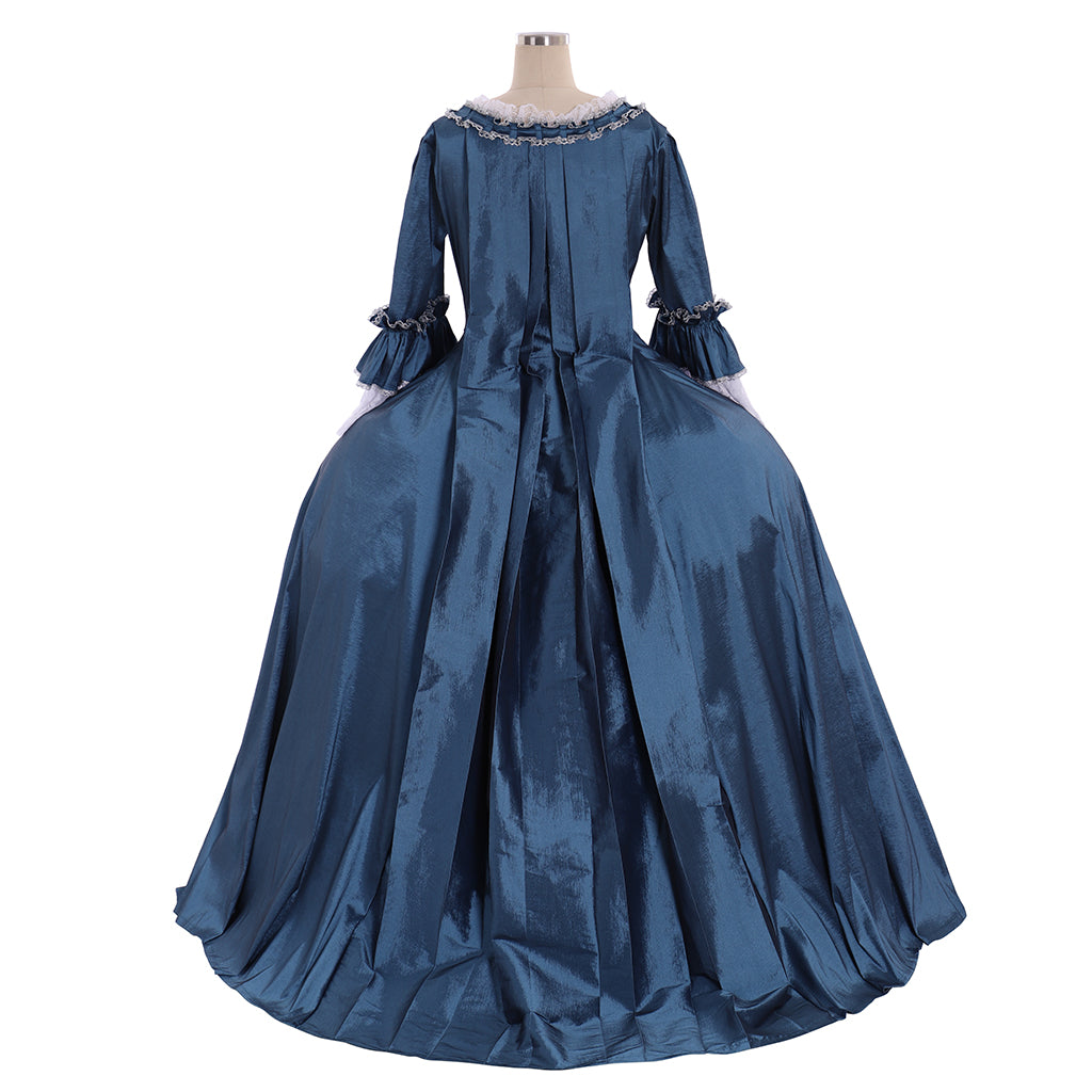 Gothic Rococo Victorian Dress Party Costume Flare Cuff Sleeve Masquerade Princess Shakespeare Plus Size Solid Color Ball Gown Women's Christmas Halloween Carnival Party Masquerade Wedding Party Adults' Dress All