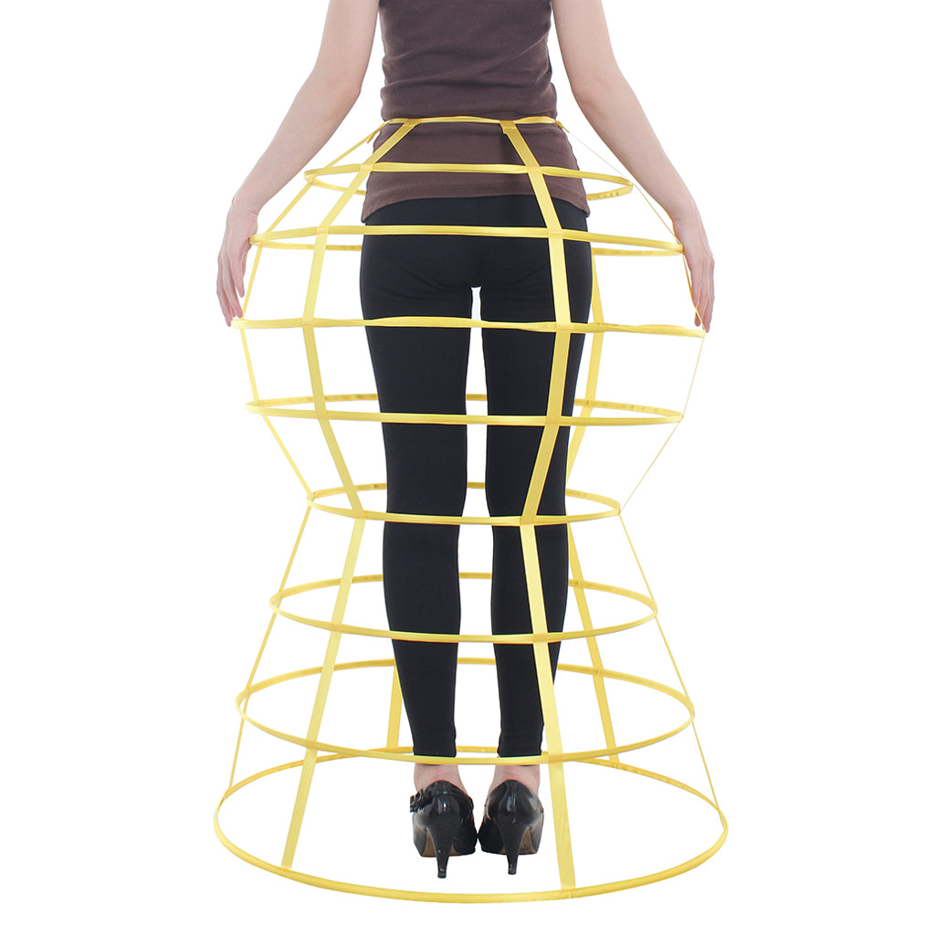 Women's Baroque Pannier Petticoat Victorian Black Crinoline Birdcage Hoop for Victorian Ball Dress Baroque Crinoline Rococo Princess Dress Pannier