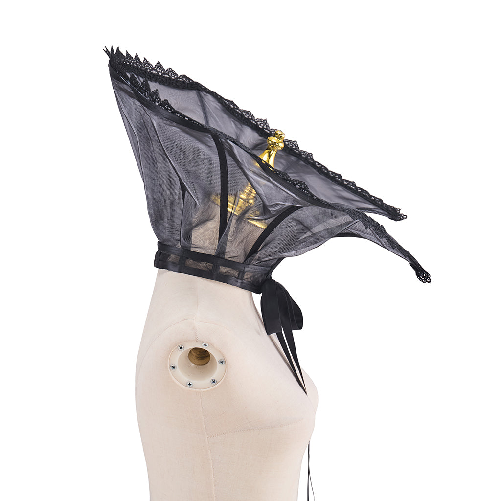 Medieval Neck Wear with Lace Detailing and Bow Accent for Vintage Parties Valentine's Day Halloween and Christmas Celebrations