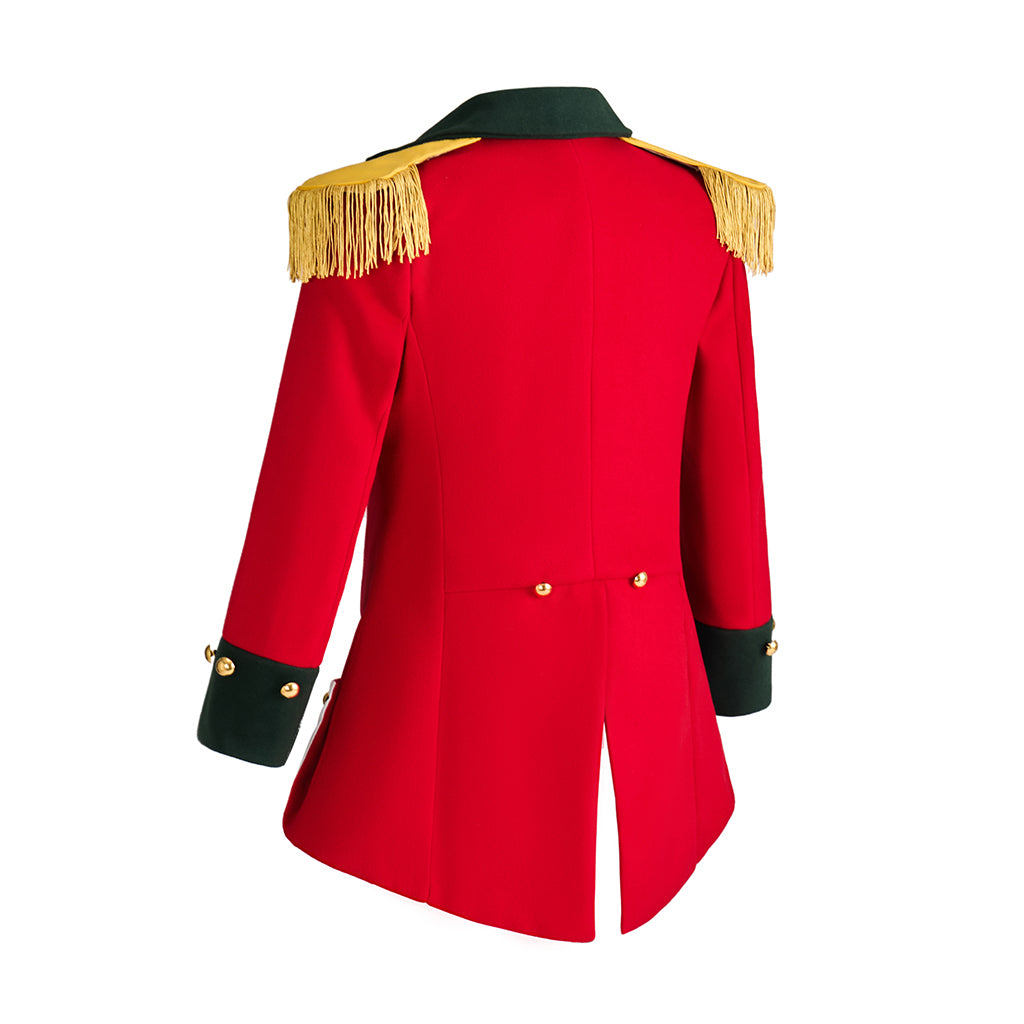 Regency Inspired Red Military Style Jacket Trims for Historical Reenactments Regency Themed Halloween Christmas