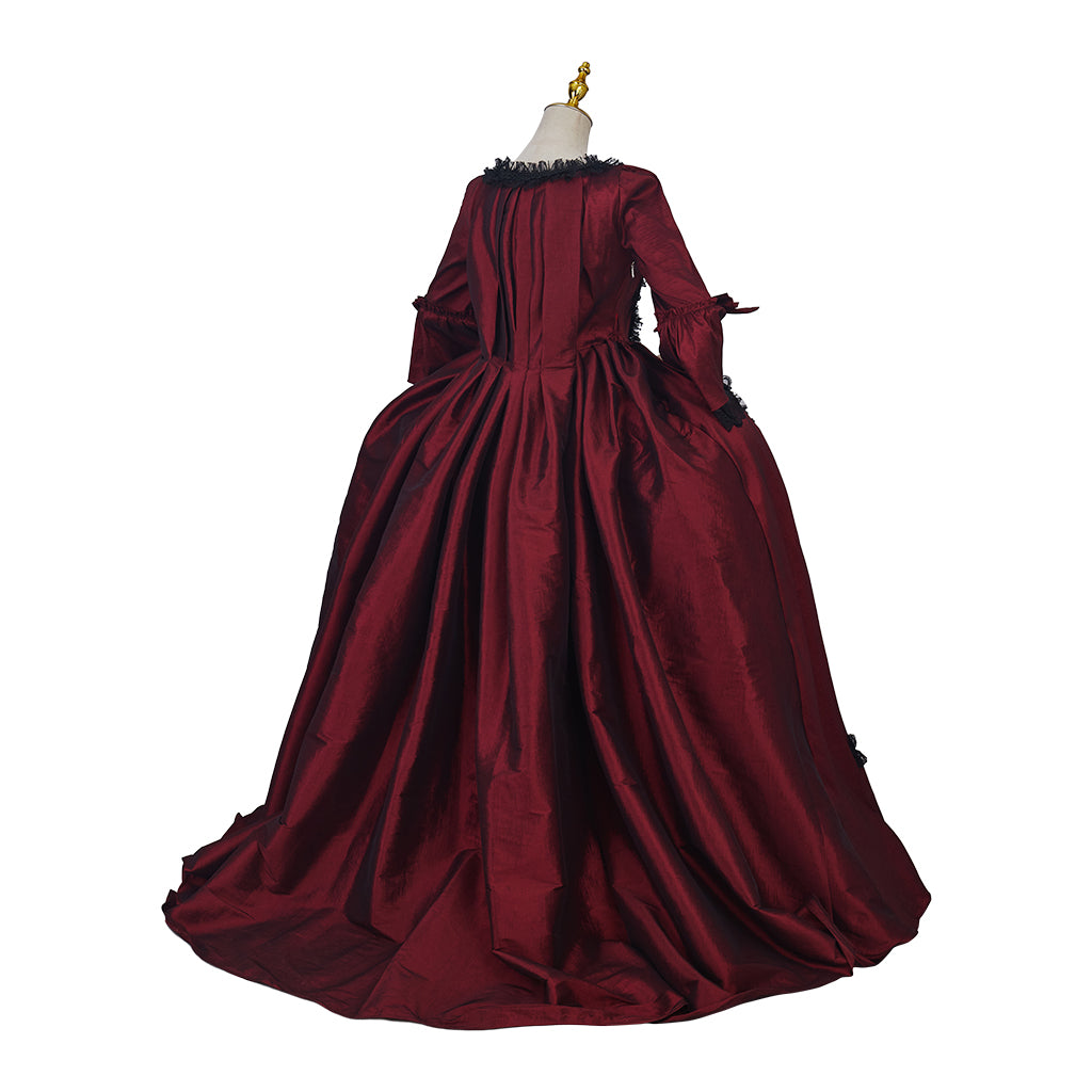 Gothic Rococo Vintage Inspired Dress Party Costume Prom Dress Princess Shakespeare Red Women's Royal Christmas Halloween Carnival Party Evening dress Masquerade Adults' Dress All