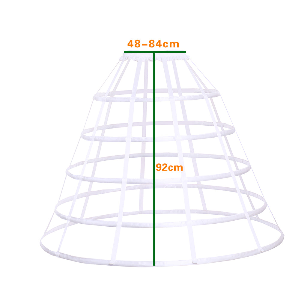Women's Vintage Petticoat Underskirt Victorian Baroque Crinoline Hoop for Ball Dress Cosplay Princess Dress Underskirt and Retro Outfits