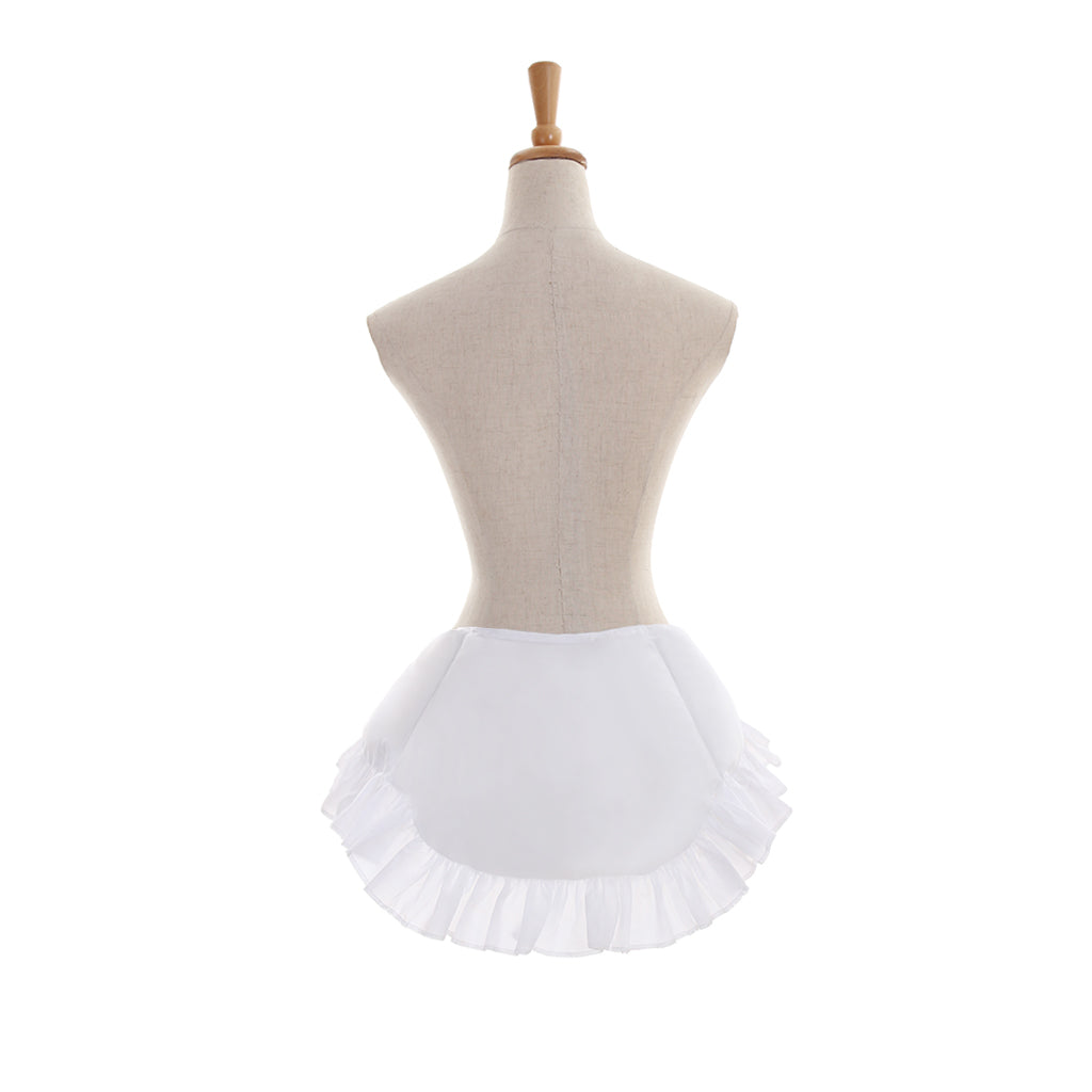 Women's Vintage White Petticoat Underskirt Victorian Baroque Crinoline Pannier for Ball Dress Cosplay Princess Dress Underskirt and Retro Outfits