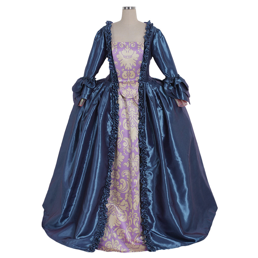 Rococo Victorian Vintage Dress Ball Gown Prom Dress Maria Antonietta Trumpet Sleeve Women's Royal Masquerade Carnival Party Halloween Valentine's DayParty Adults' Dress
