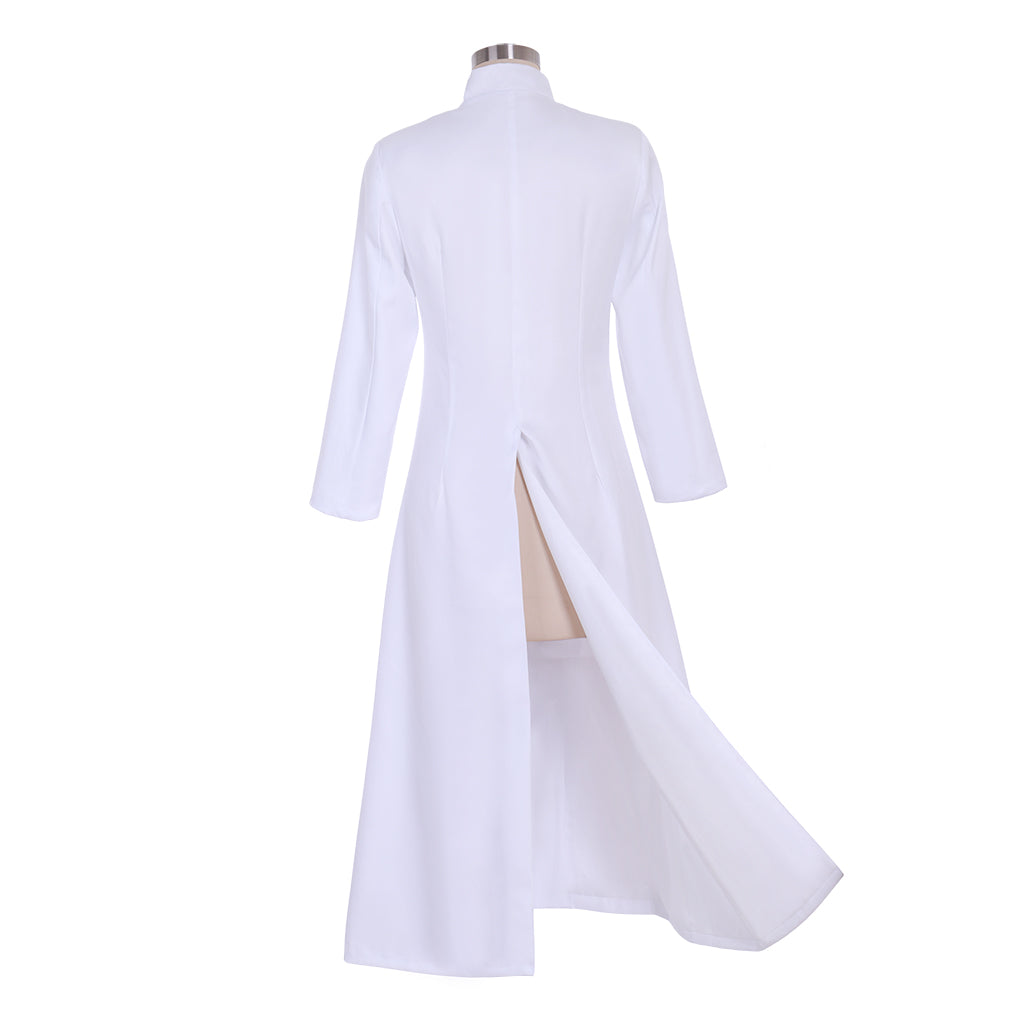 Medieval Women Renaissance Blue Cosplay Costume Adult Ancient Long Dress With Mandarin Collar Long Sleeve Gothic Ladies Halloween Party Dress