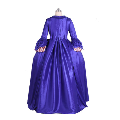 18th Century Women's Rococo Ball Gown Princess Maria Antonietta Rococo Victorian Renaissance Vacation Dress Flare Cuff Sleeve Women's Royal Halloween Carnival New Year Party Evening Party Party Valentine's DayParty Masquerade Adults' Dress All