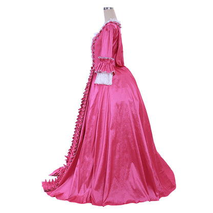 Gothic Rococo Victorian Dress Party Costume Flare Cuff Sleeve Masquerade Princess Shakespeare Plus Size Solid Color Ball Gown Women's Christmas Halloween Carnival Party Masquerade Wedding Party Adults' Dress All