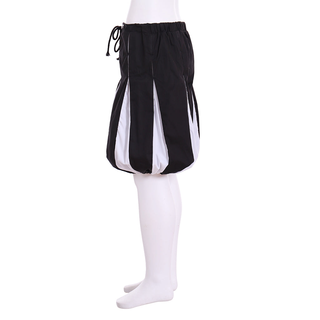 Medieval Men's Black and White Striped Puffed Breeches Costume for Cosplay Themed Events, Halloween, Christmas or Parties