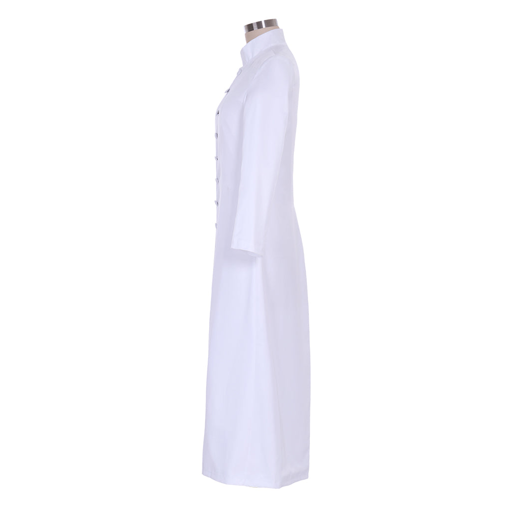 Medieval Women Renaissance Blue Cosplay Costume Adult Ancient Long Dress With Mandarin Collar Long Sleeve Gothic Ladies Halloween Party Dress