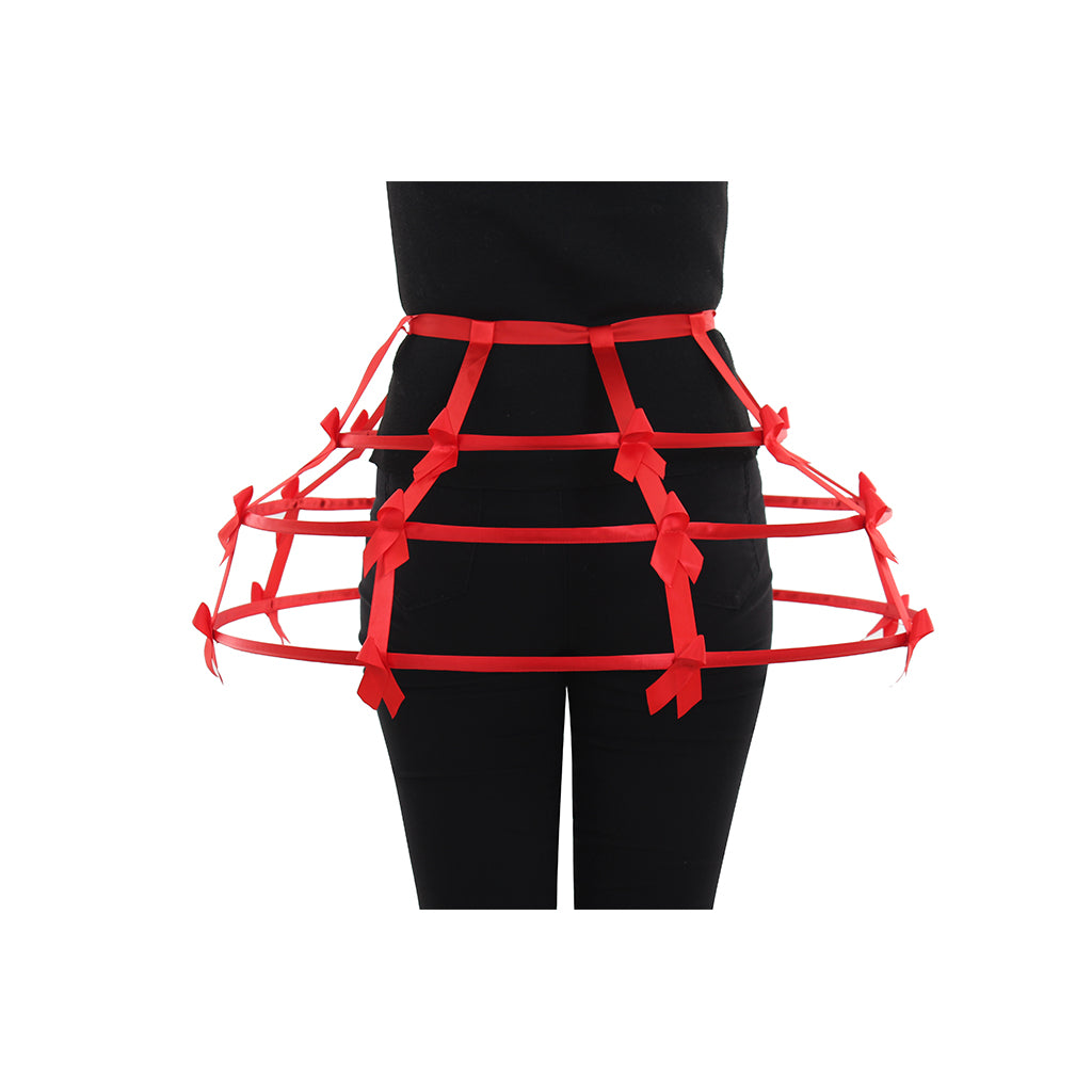 Women's Baroque Pannier Petticoat Victorian Crinoline Birdcage Hoop for Victorian Ball Dress Baroque Crinoline Rococo Princess Dress Pannier