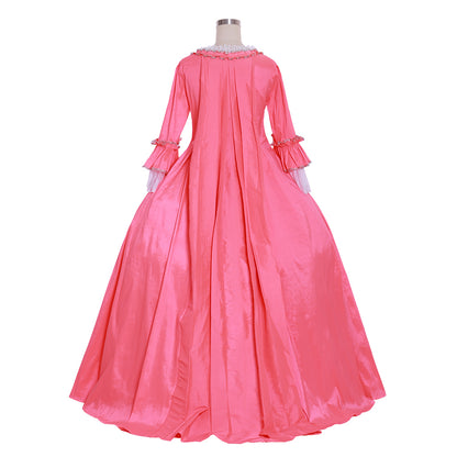 Gothic Rococo Victorian Dress Party Costume Flare Cuff Sleeve Masquerade Princess Shakespeare Plus Size Solid Color Ball Gown Women's Christmas Halloween Carnival Party Masquerade Wedding Party Adults' Dress All