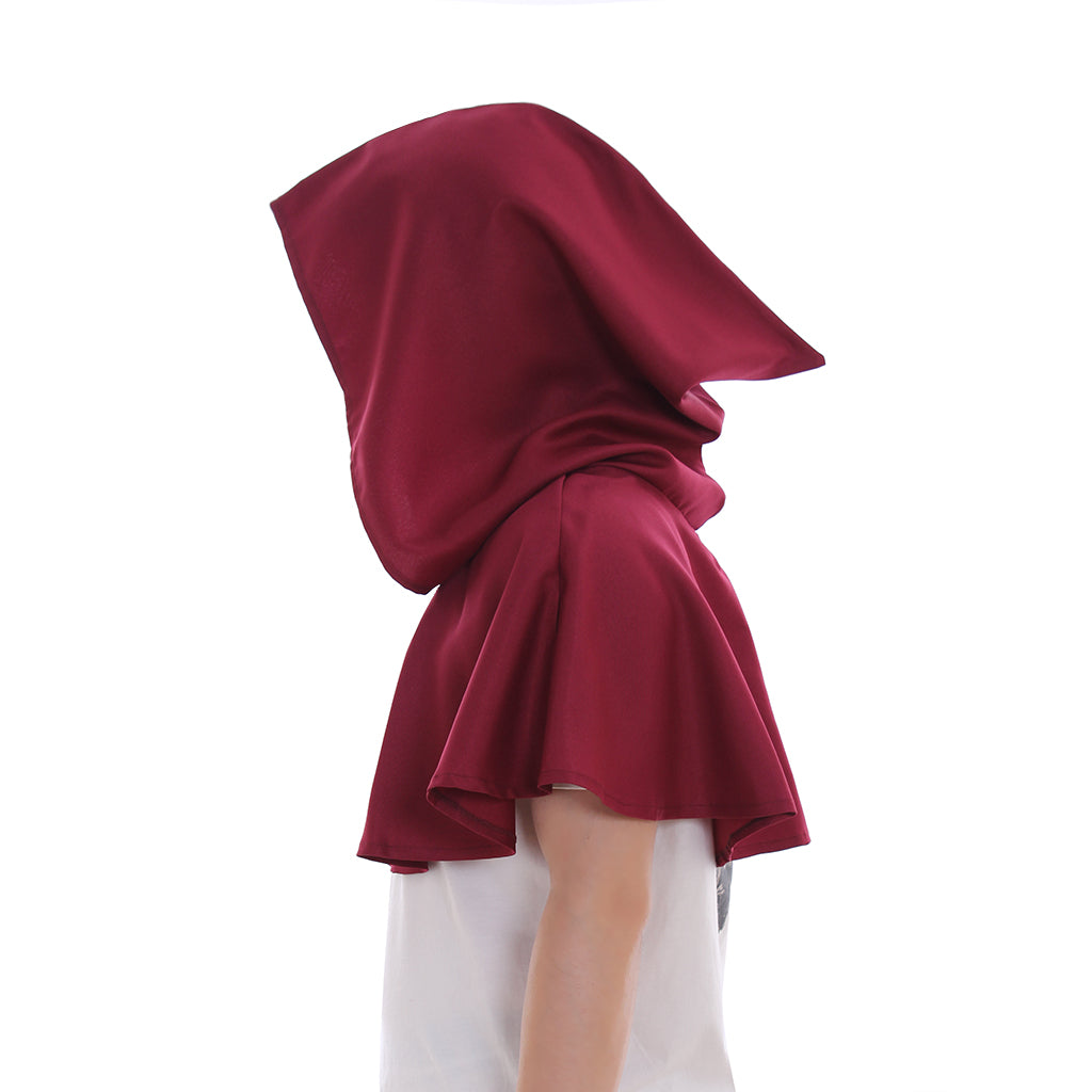 Medieval Gothic Hooded Short Cloak Cropped Cape for Cosplay  Halloween Costumes