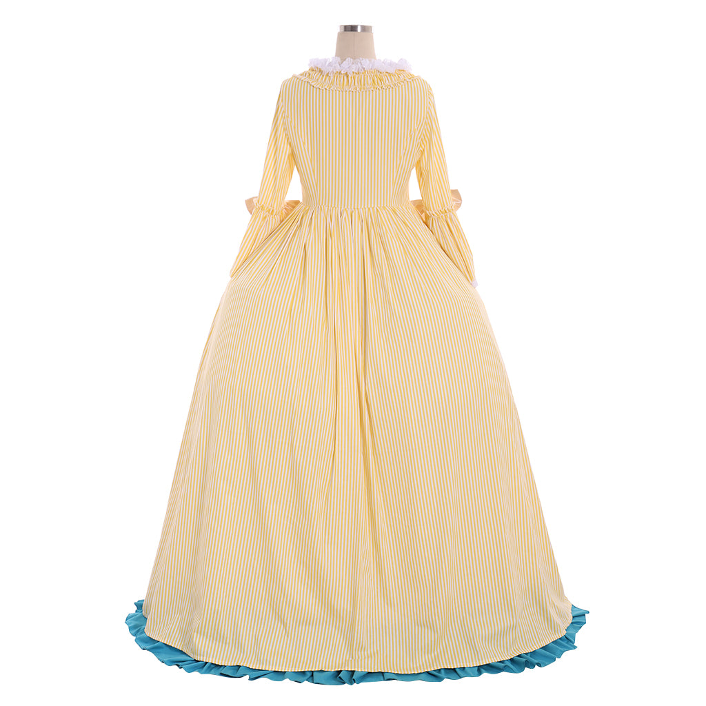 Rococo Victorian Vintage Dress Ball Gown Prom Dress Maria Antonietta Bow Accessory Women's Royal Masquerade Carnival Party Halloween Adults' Dress