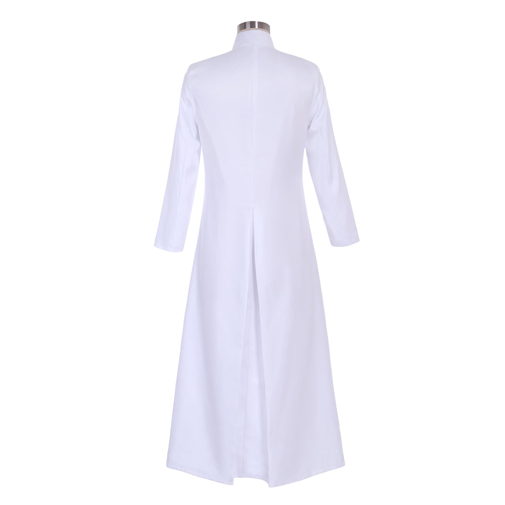 Medieval Women Renaissance Blue Cosplay Costume Adult Ancient Long Dress With Mandarin Collar Long Sleeve Gothic Ladies Halloween Party Dress
