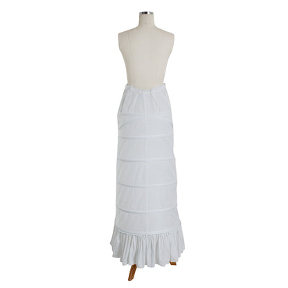 Women's Baroque Pannier Petticoat Victorian White Petticoat Underskirt for Victorian Ball Dress Baroque Waistband Crinoline Rococo Pannier Underskirt Slip Women Princess Dress Pannier
