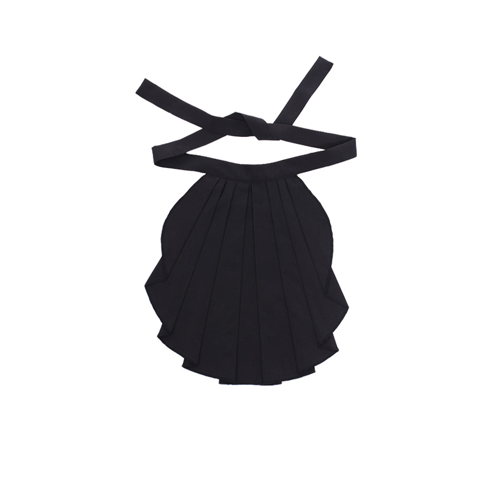Victorian-Inspired Black Tiered Ruffle Choker Collar