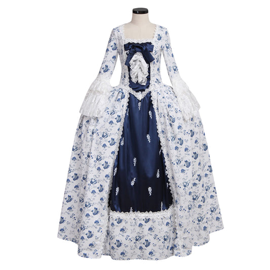 Victorian Rococo Ball Gown Prom Dress LARP Ren Faire Adults' Dress Flare Cuff Sleeve Women's Wedding Costume Ball Gown Halloween Carnival Masquerade Wedding Party Dress
