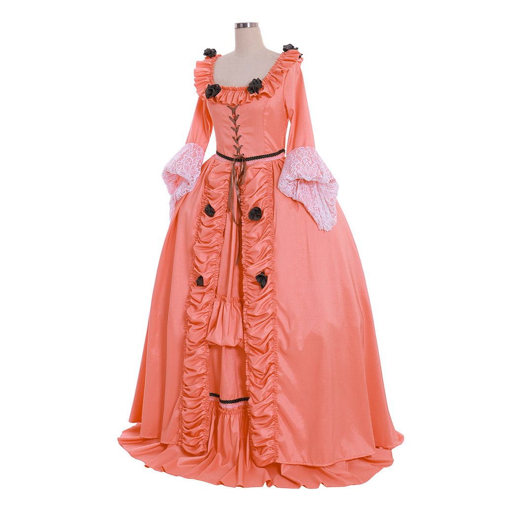 Gothic Rococo Vintage Inspired Dress Party Costume Prom Dress Princess Flare Cuff Sleeve Shakespeare  Origon Women's Royal  Christmas Halloween Carnival Party Evening dress Masquerade Adults' Dress All