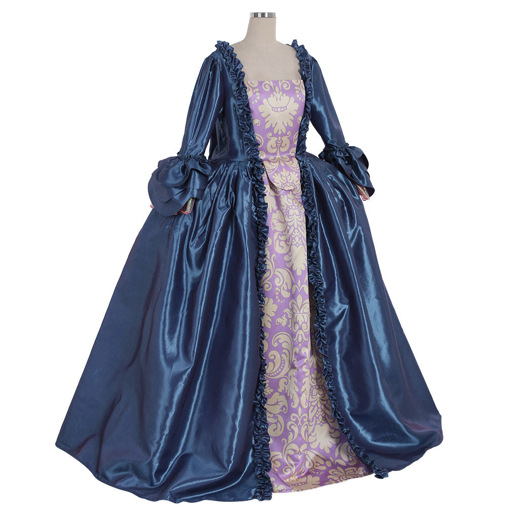 Rococo Victorian Vintage Dress Ball Gown Prom Dress Maria Antonietta Trumpet Sleeve  Women's Royal Masquerade Carnival Party Halloween Valentine's DayParty Adults' Dress