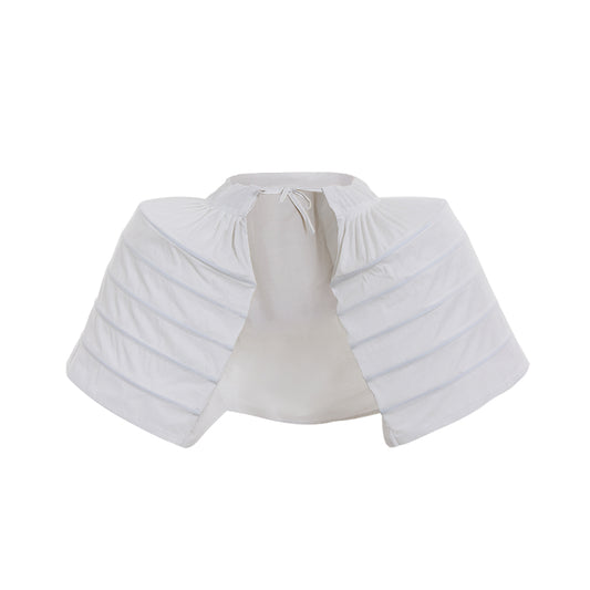 Women's Baroque Victorian Pannier Crinoline Petticoat Vintage White Underskirt for Cosplay Victorian Ball Dress Princess Dress Rococo Style