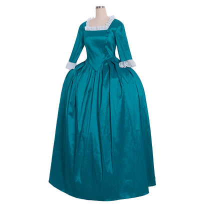 18th Gothic Rococo Dress Party Costume Prom Dress Princess Shakespeare Solid Ball Gown Navy Blue Women's Royal Christmas Halloween Carnival Party Evening Dress Masquerade Adults' Dress All Seasons