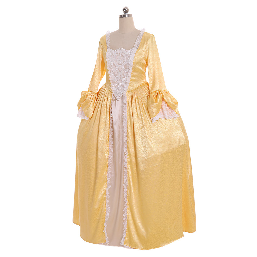 18th Century Women's Rococo Ball Gown Princess Maria Antonietta Rococo Victorian Renaissance Vacation Dress