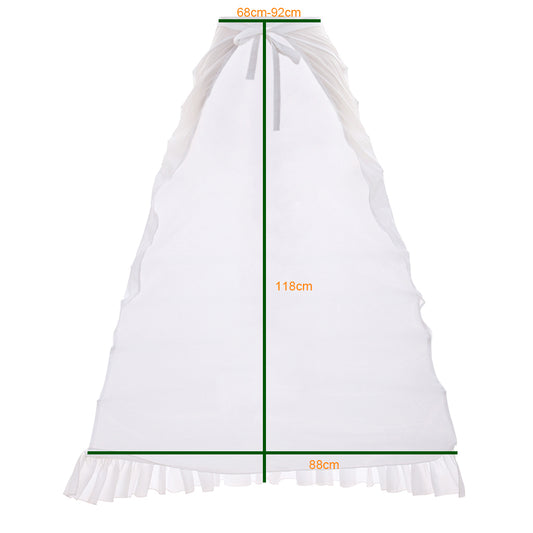Women's Baroque Victorian Multi - hooped Crinoline Petticoat Vintage White Underskirt for Cosplay Victorian Ball Dress Princess Dress Rococo Style