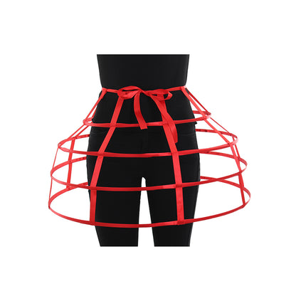 Women's Baroque Pannier Petticoat Victorian Crinoline Birdcage Hoop for Victorian Ball Dress Baroque Crinoline Rococo Princess Dress Pannier