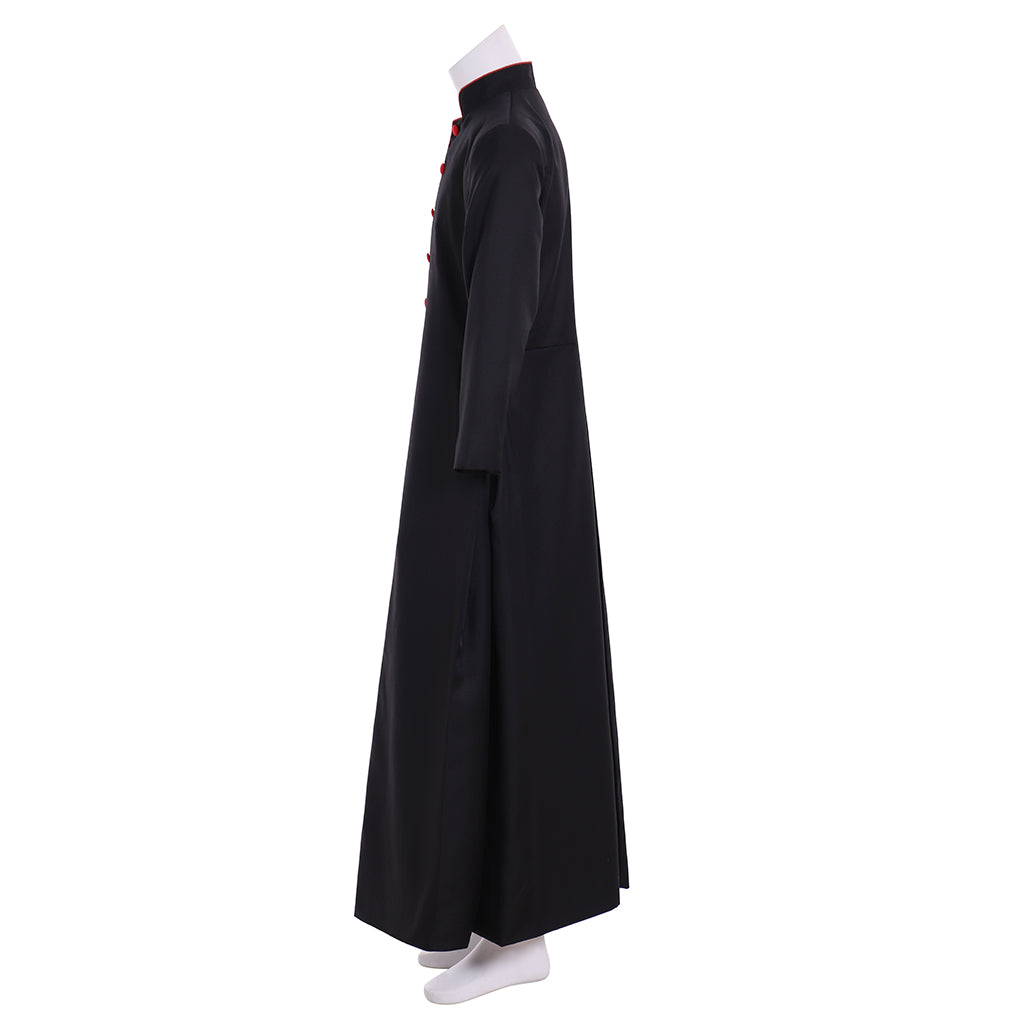 Medieval Men Renaissance Blue Button - Down Cosplay Costume Adult Vintage Court Long Sleeve Maxi Robe Men's Halloween Christmas
