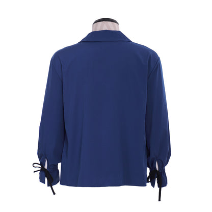 Medieval Men's White Long Sleeve Shirt with Spread Collar and Lace up Neckline for Cosplay Themed Events Halloween Christmas or Parties