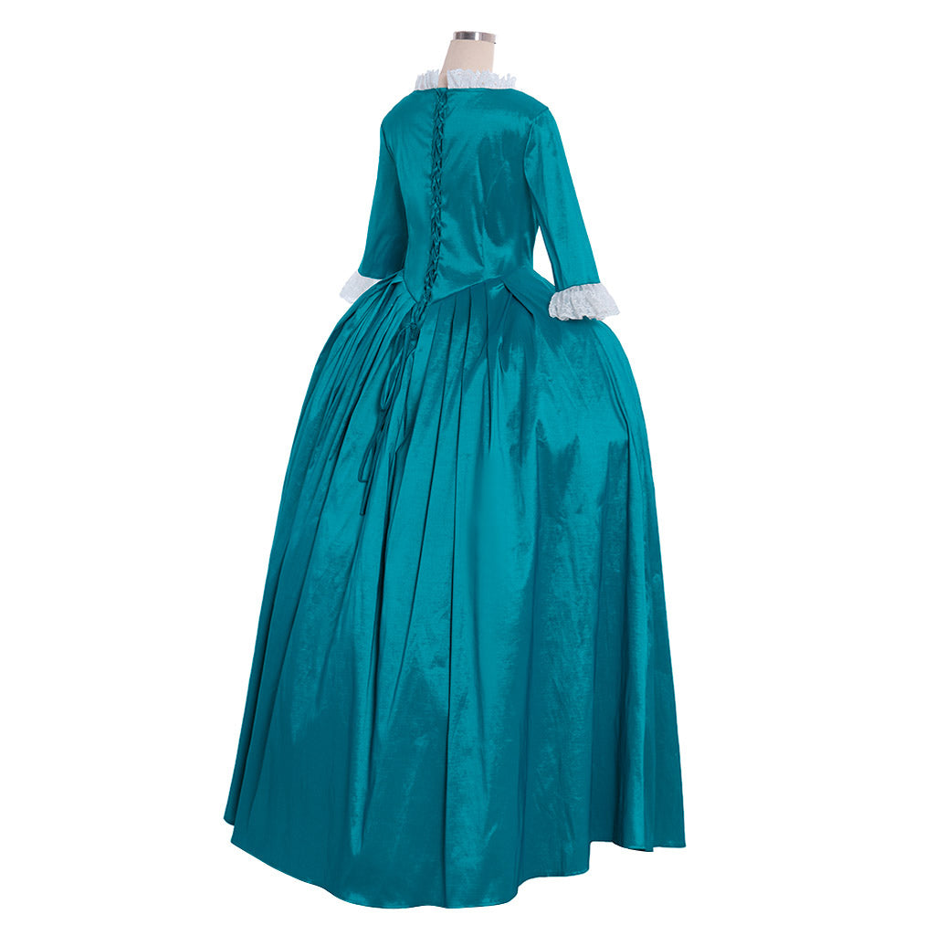 18th Gothic Rococo Dress Party Costume Prom Dress Princess Shakespeare Solid Ball Gown Navy Blue Women's Royal Christmas Halloween Carnival Party Evening Dress Masquerade Adults' Dress All Seasons