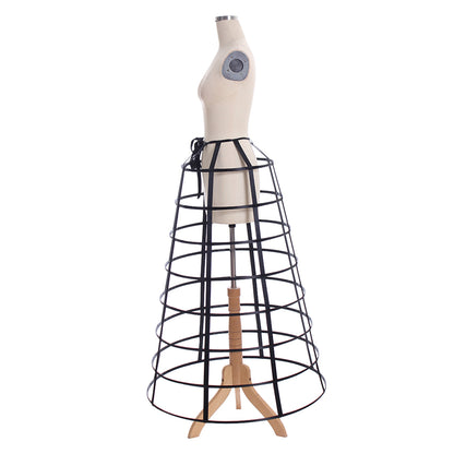 Women's Baroque Pannier Petticoat Victorian White Crinoline Birdcage Hoop for Victorian Ball Dress Baroque Crinoline Rococo Princess Dress Pannier