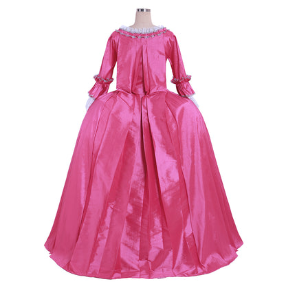 Gothic Rococo Victorian Dress Party Costume Flare Cuff Sleeve Masquerade Princess Shakespeare Plus Size Solid Color Ball Gown Women's Christmas Halloween Carnival Party Masquerade Wedding Party Adults' Dress All