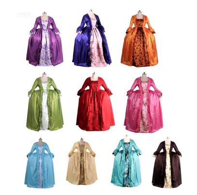 18th Century Women's Rococo Ball Gown Princess Maria Antonietta Rococo Victorian Renaissance Vacation Dress Flare Cuff Sleeve Women's Royal Halloween Carnival New Year Party Evening Party Party Valentine's DayParty Masquerade Adults' Dress All
