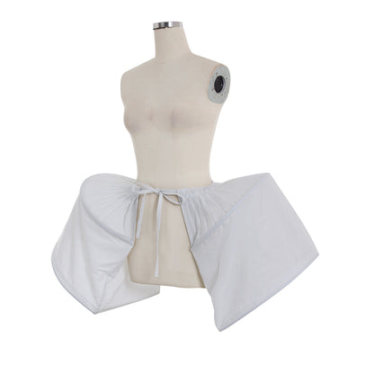 Women's Vintage White Petticoat Underskirt Victorian Baroque Crinoline Pannier for Ball Dress Cosplay Princess Dress Underskirt and Retro Outfits