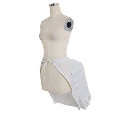 Women's Baroque Pannier Petticoat Victorian White Petticoat Underskirt for Victorian Ball Dress Baroque Waistband Crinoline Rococo Pannier Underskirt Slip Women Princess Dress Pannier