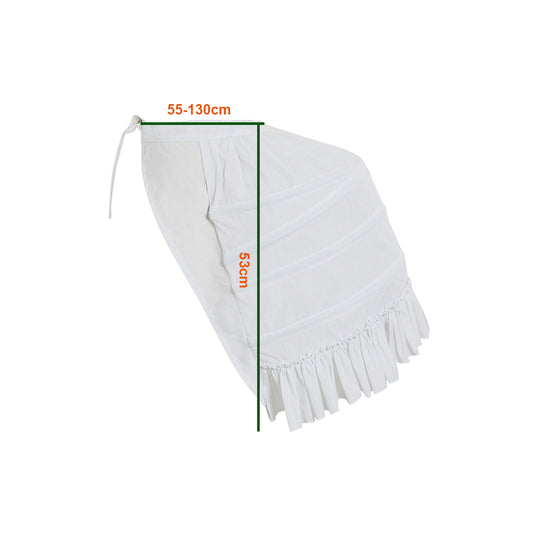 Women's Baroque Pannier Petticoat Victorian White Petticoat Underskirt for Victorian Ball Dress Baroque Waistband Crinoline Rococo Pannier Underskirt Slip Women Princess Dress Pannier