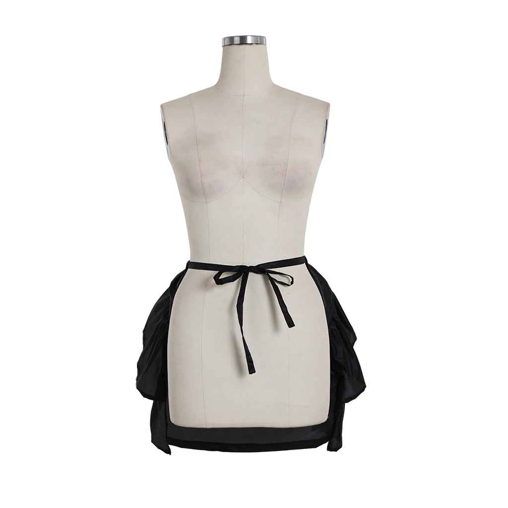 Women's Baroque Pannier Petticoat Victorian Black Pannier Underskirt with Waistband for Victorian Ball Dress Baroque Crinoline Rococo Princess Dress Pannier