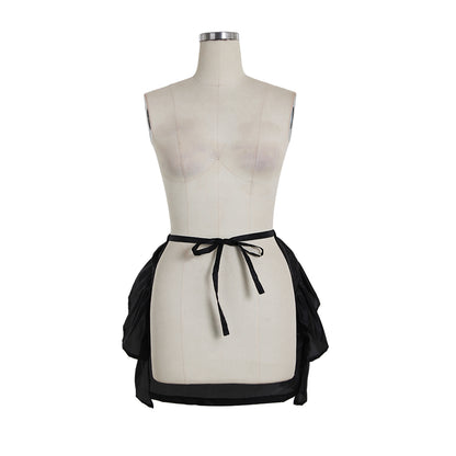 Women's Baroque Pannier Petticoat Victorian Black Pannier Underskirt with Waistband for Victorian Ball Dress Baroque Crinoline Rococo Princess Dress Pannier