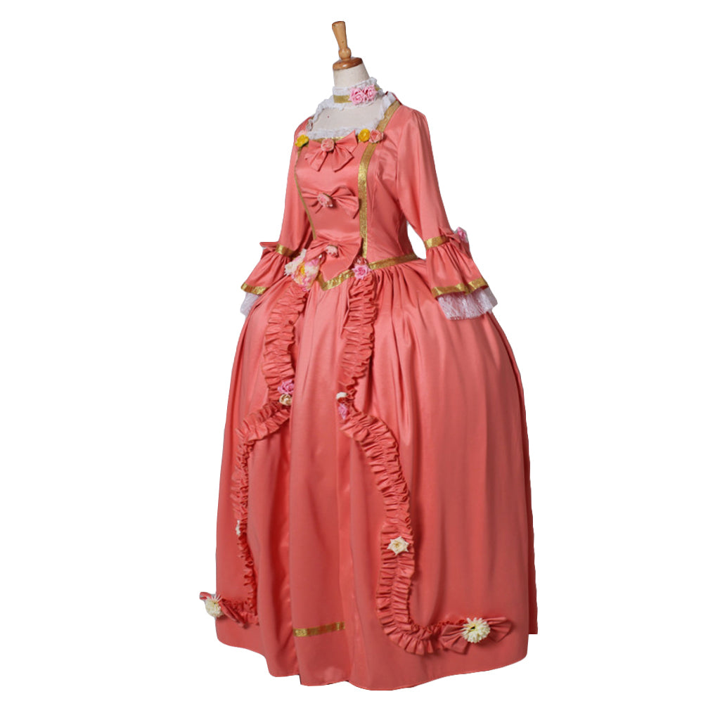 18th Century Women's Rococo Ball Gown Princess Bow Accessory Maria Antonietta Rococo Victorian Renaissance Vacation Dress Party Costume Princess