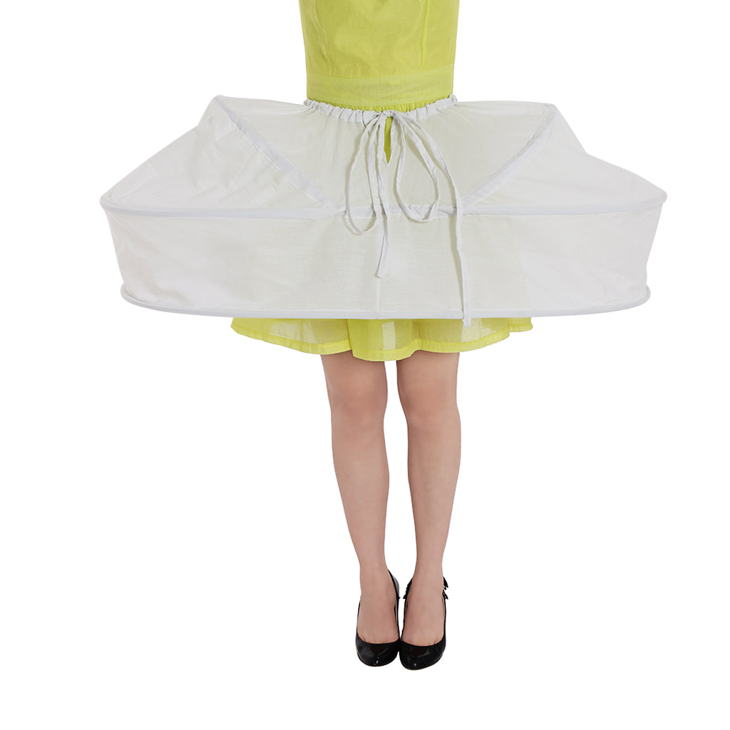 Women's White Baroque Apron Style Underskirt Victorian Crinoline Petticoat for Ball Dress Cosplay Princess Dress  Rococo Style
