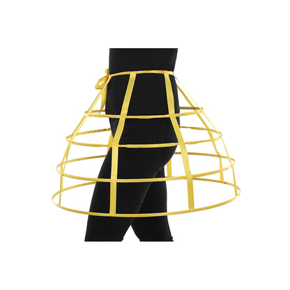 Women's Baroque Pannier Petticoat Victorian Crinoline Birdcage Hoop for Victorian Ball Dress Baroque Crinoline Rococo Princess Dress Pannier