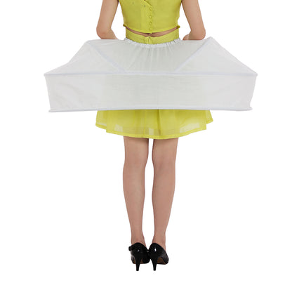 Women's White Baroque Apron Style Underskirt Victorian Crinoline Petticoat for Ball Dress Cosplay Princess Dress  Rococo Style